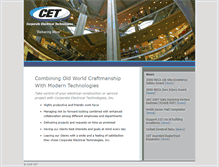 Tablet Screenshot of corporateelectric.com